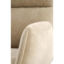 Стул HALMAR K574 темно-бежевый/черный, поворотный